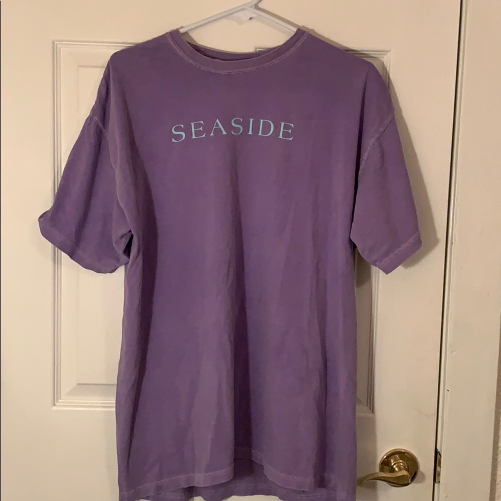 Purple seaside shirt